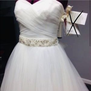 Modi Lee Strapless Wedding Gown